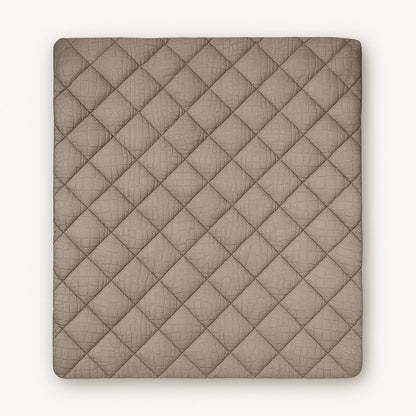 Dekbed Zonder Overtrek Velvet Snake Skin Desert Taupe