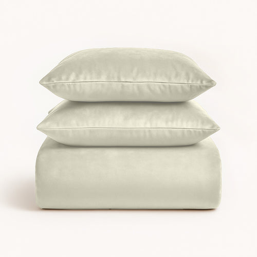 Dekbedovertrek set - Velvet Ivory Creme