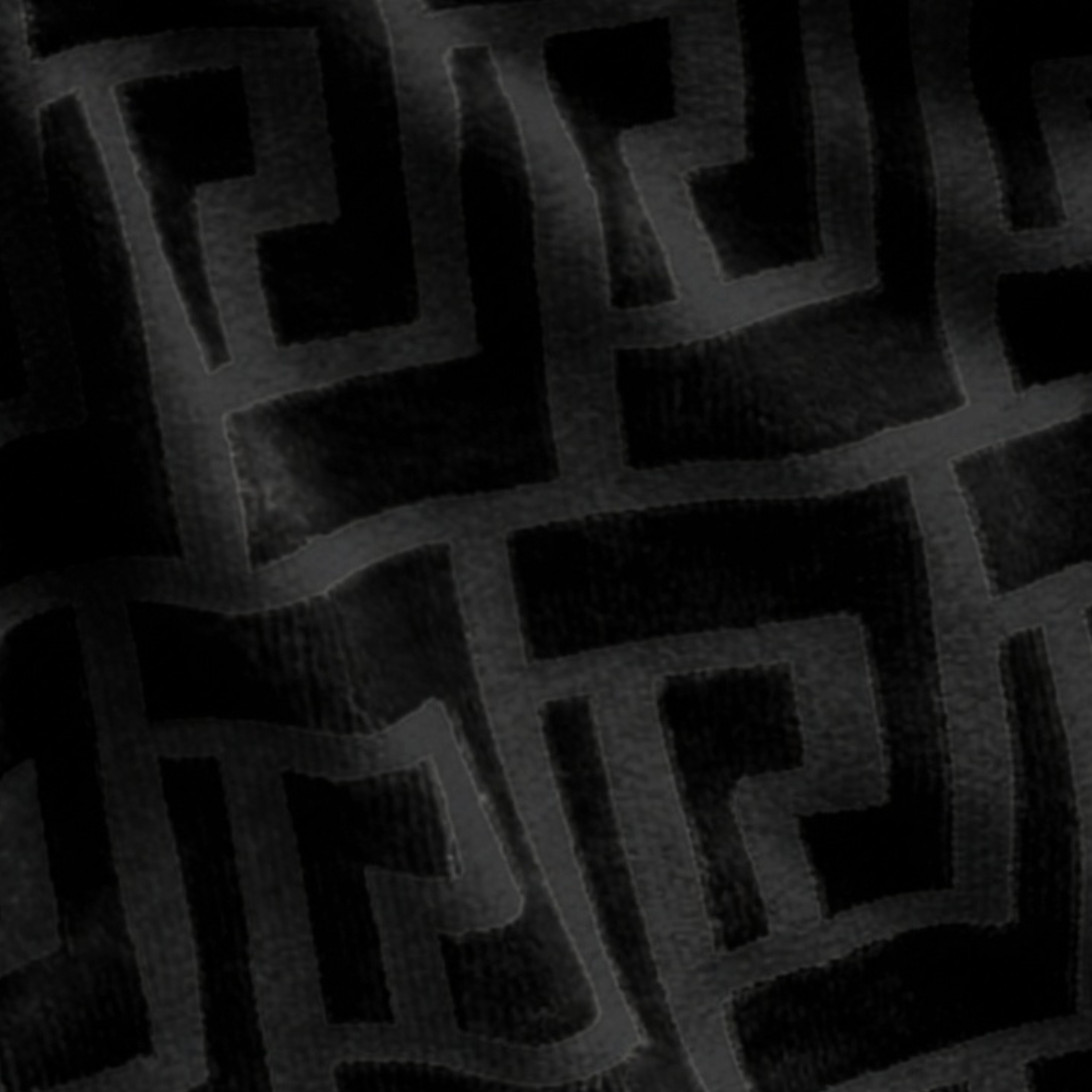 Y-NOT Velvet Designer Dekbed  Black