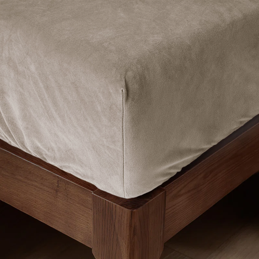 Matras Hoeslaken Velvet™ Taupe Grey