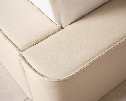 Amore Velvet bed met Opbergruimte + Hybrid Pocket 500 Matras - Nº26 - Pearl White