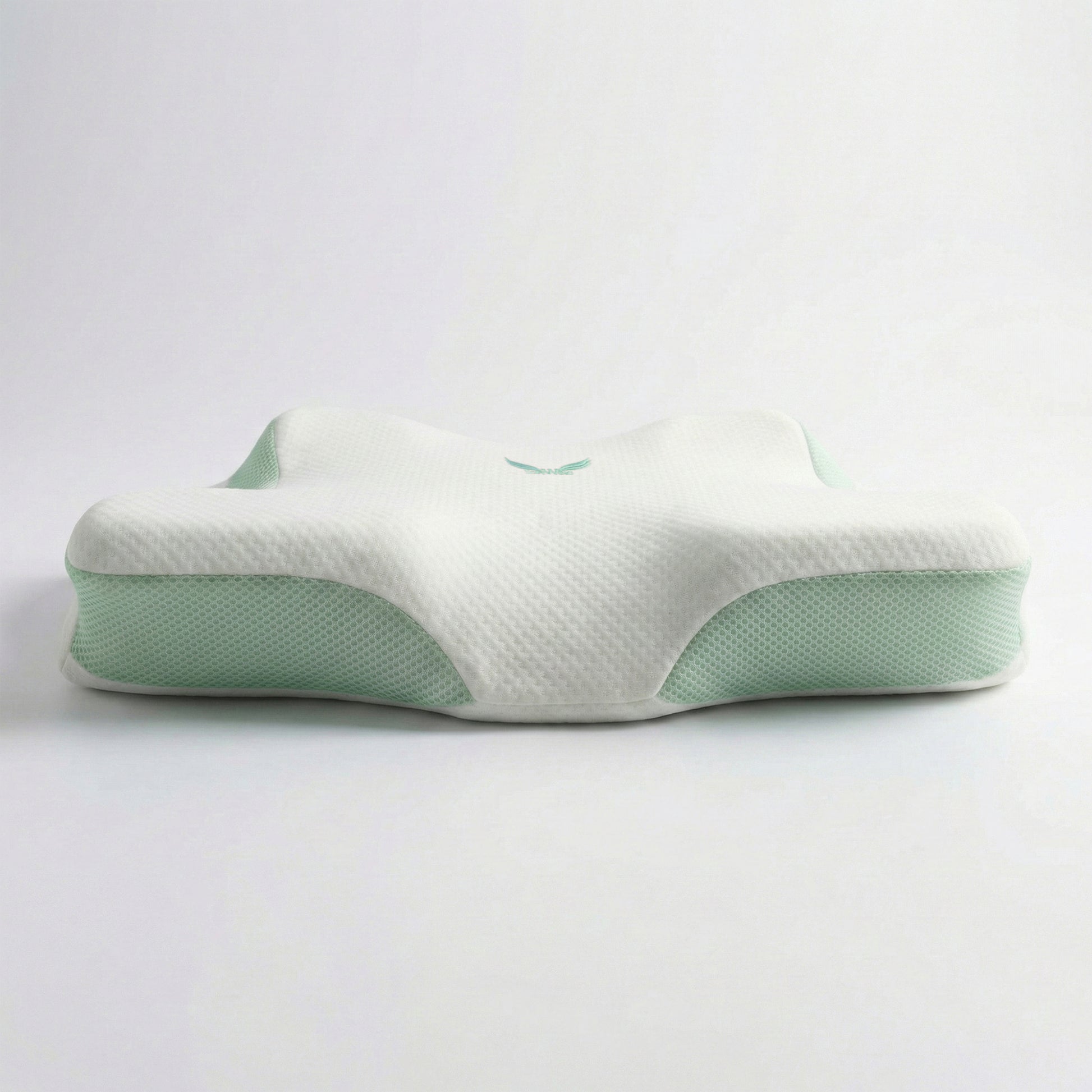 Detailfoto van het ergonomische ontwerp van de Y NOT Dreampillow