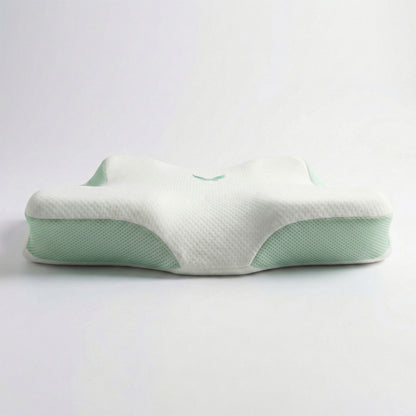 Detailfoto van het ergonomische ontwerp van de Y NOT Dreampillow