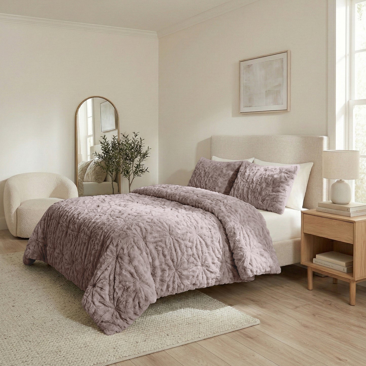 YNOT Dreambed Cloud Pom Pom Fur Taupe