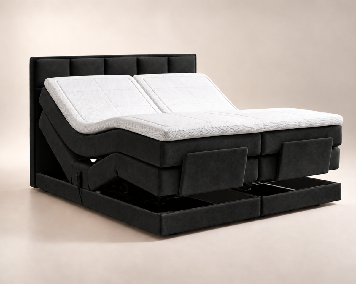 Y-NOT - Elektrische Boxspring - Cleo - Complete set - Nº30 Black