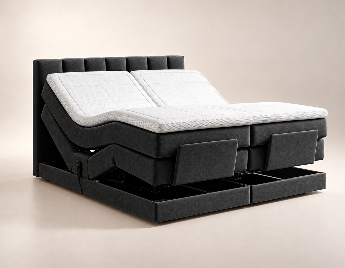 Y-NOT - Elektrische Boxspring - Lumière - Complete set - Nº30 Black