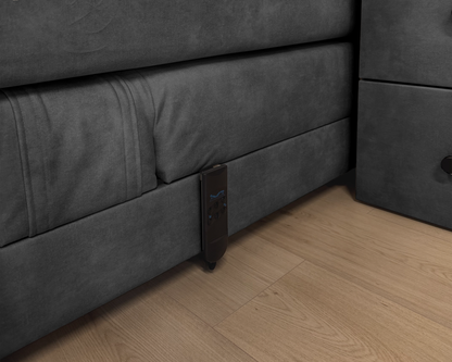 Y-NOT - Elektrische Boxspring - Cleo - Complete set - Nº32 Antraciet