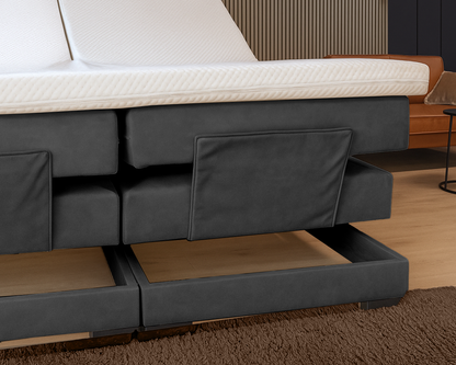 Y-NOT - Elektrische Boxspring - Cleo - Complete set - Nº32 Antraciet