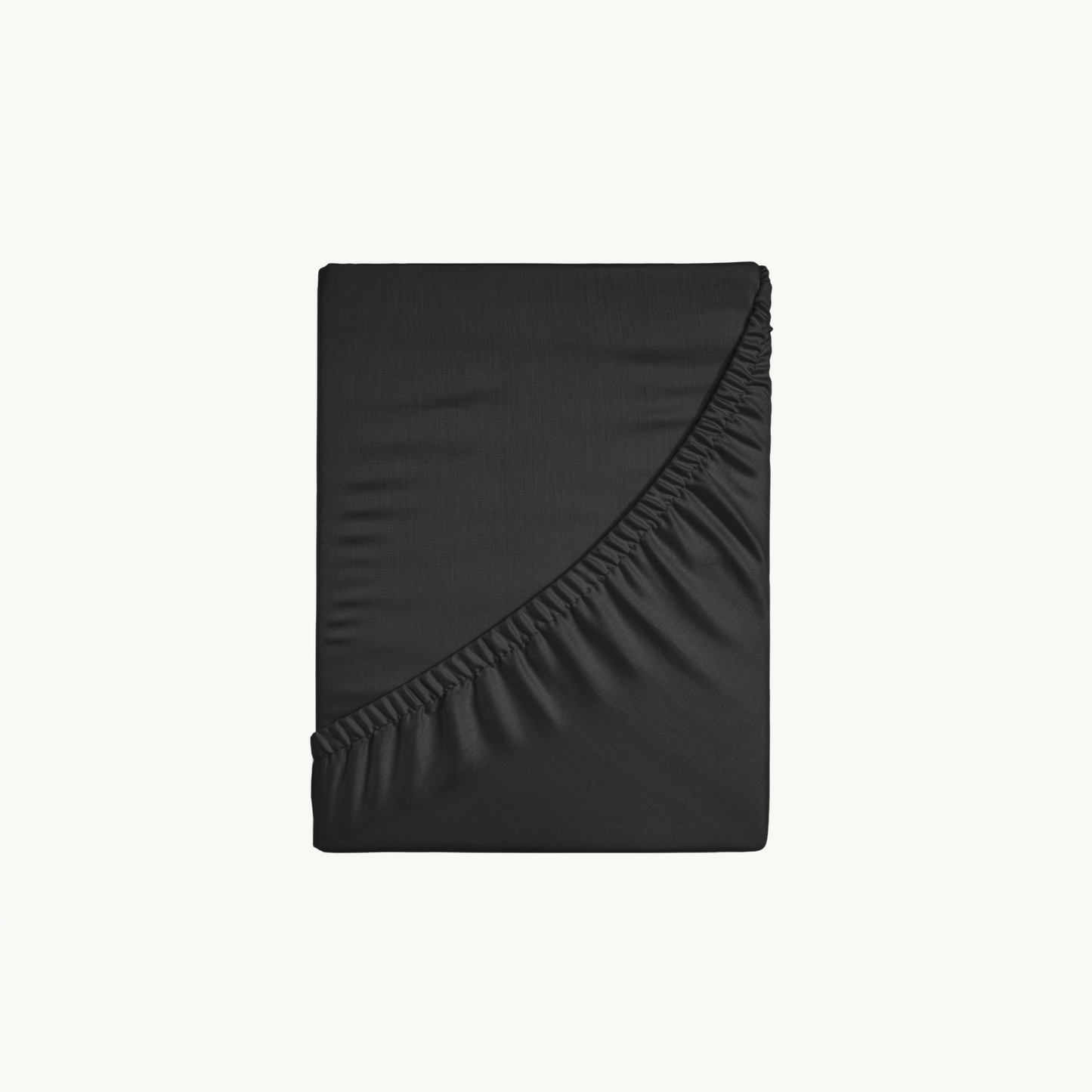 Matras Hoeslaken Katoen Obsidian Black