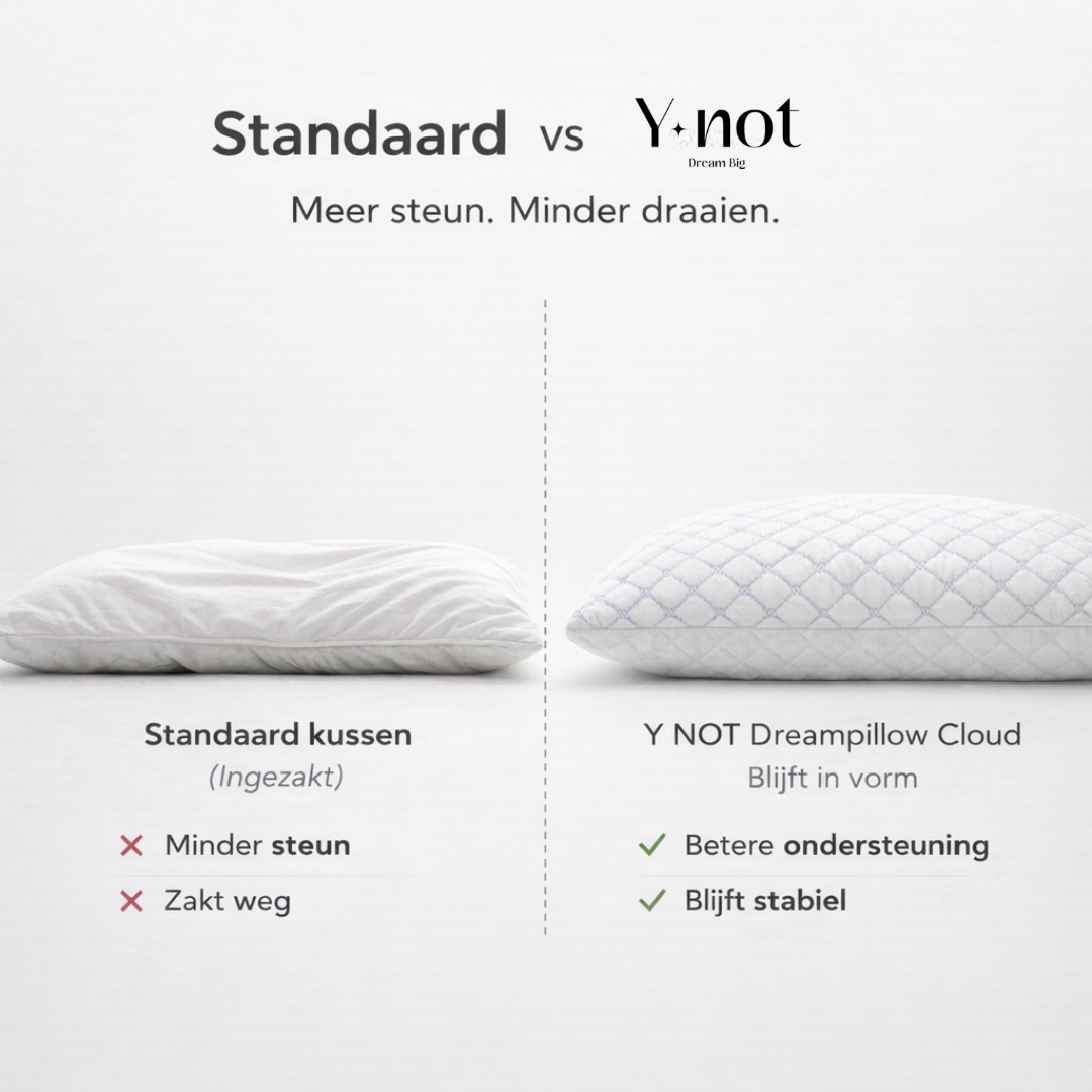 Y NOT Dreampillow Cloud hoofdkussen met uitneembare vulling