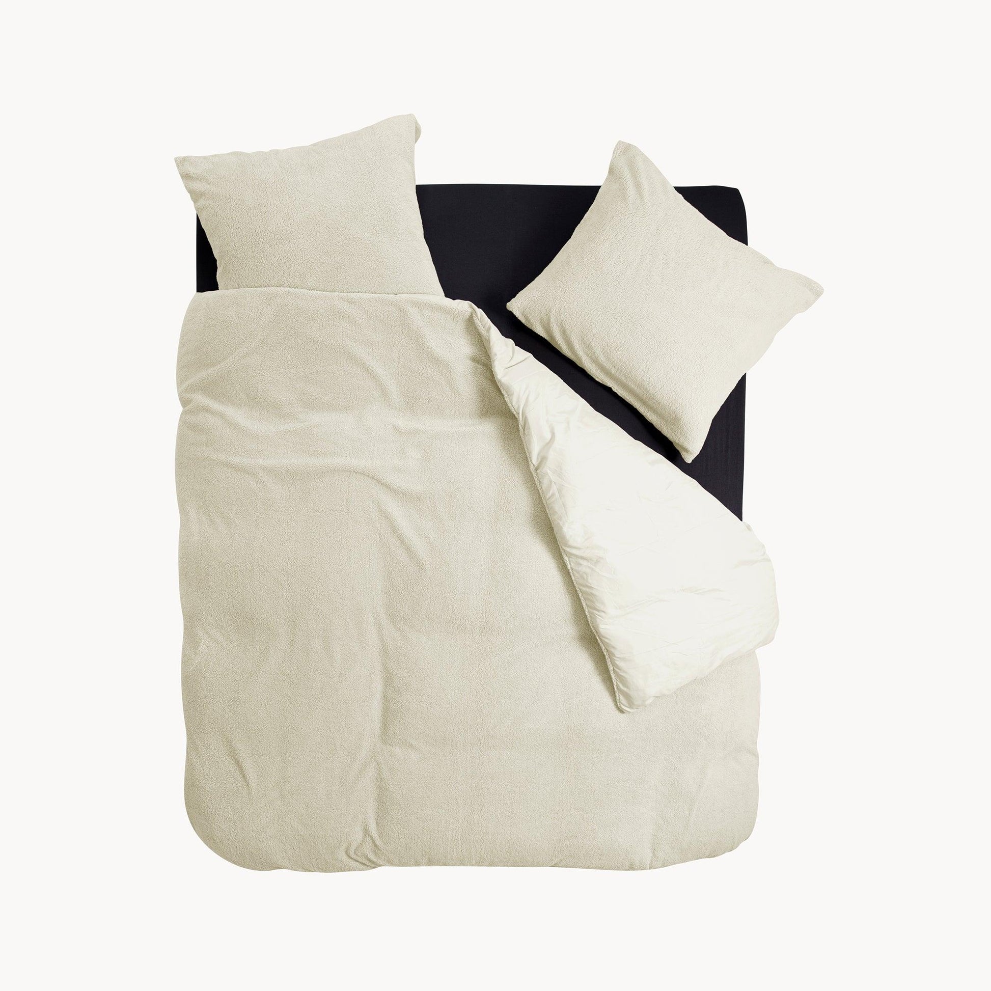 Dekbedovertrek set Teddy Cappuccino White - Y-NOT | be different