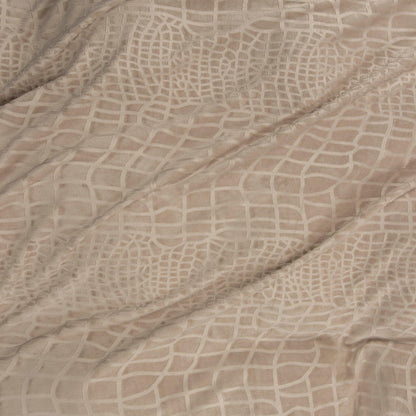 Dekbedovertrek set Velvet - Snake Skin - Desert Taupe - Y-NOT | be different