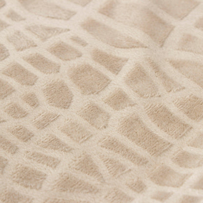 Dekbedovertrek set Velvet - Snake Skin - Desert Taupe - Y-NOT | be different