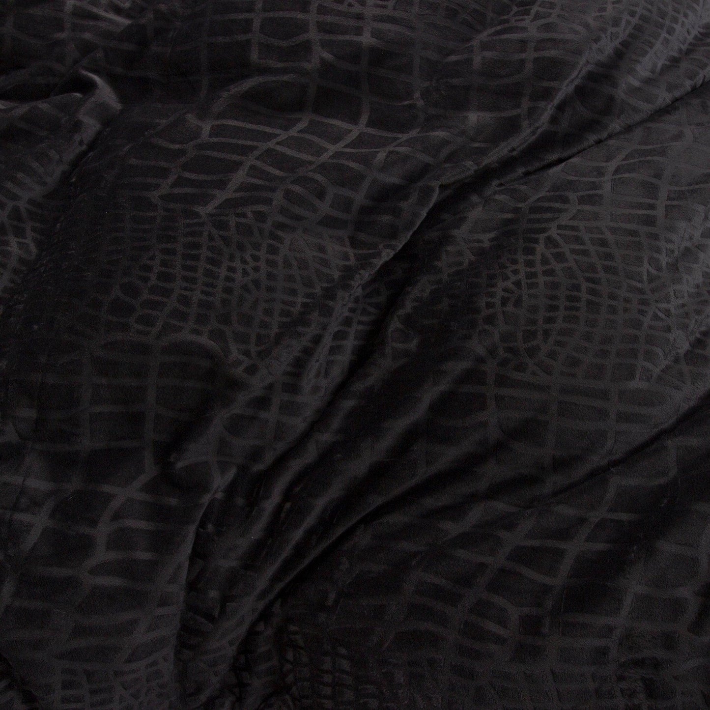 Dekbedovertrek set Velvet - Snake Skin - Jet Black - Y-NOT | be different