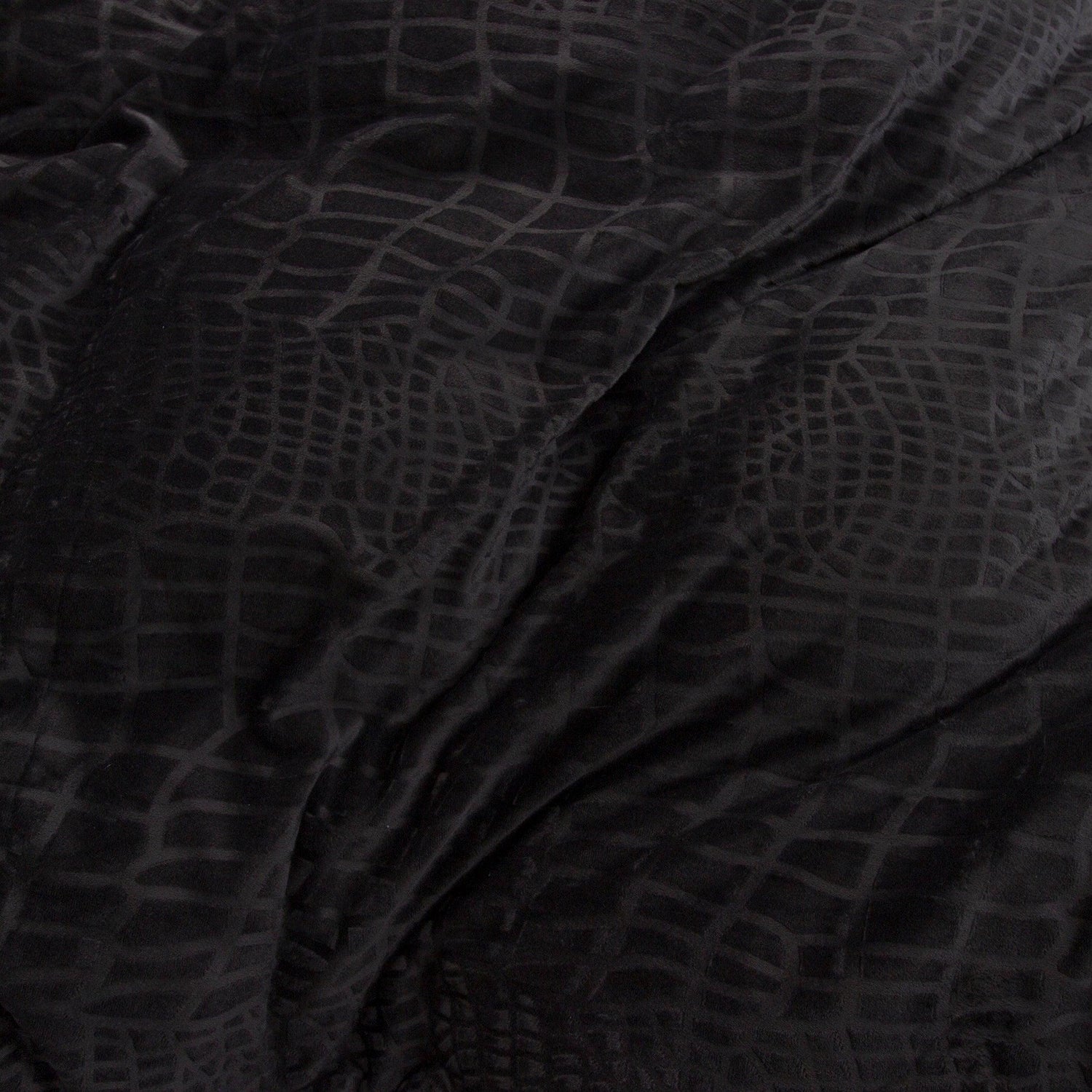 Dekbedovertrek set Velvet - Snake Skin - Jet Black - Y-NOT | be different