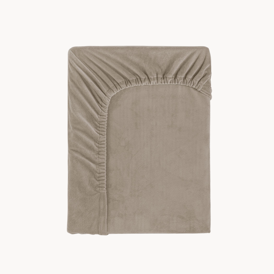 Matras Hoeslaken - Velvet Tan Taupe