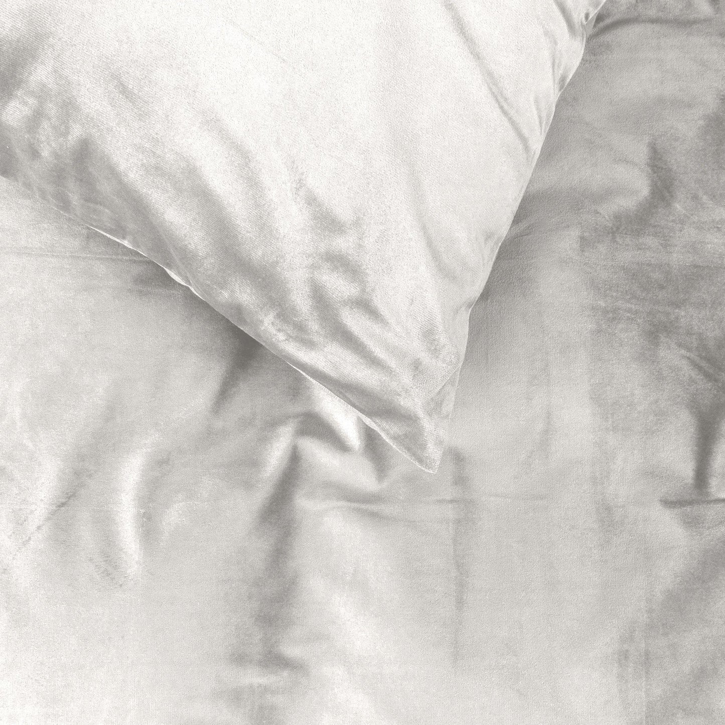 Fluweel/Velvet Kussenslopen Silver - Y-NOT | be different