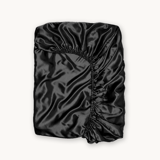 Matras Hoeslaken Satijn Pandora Black