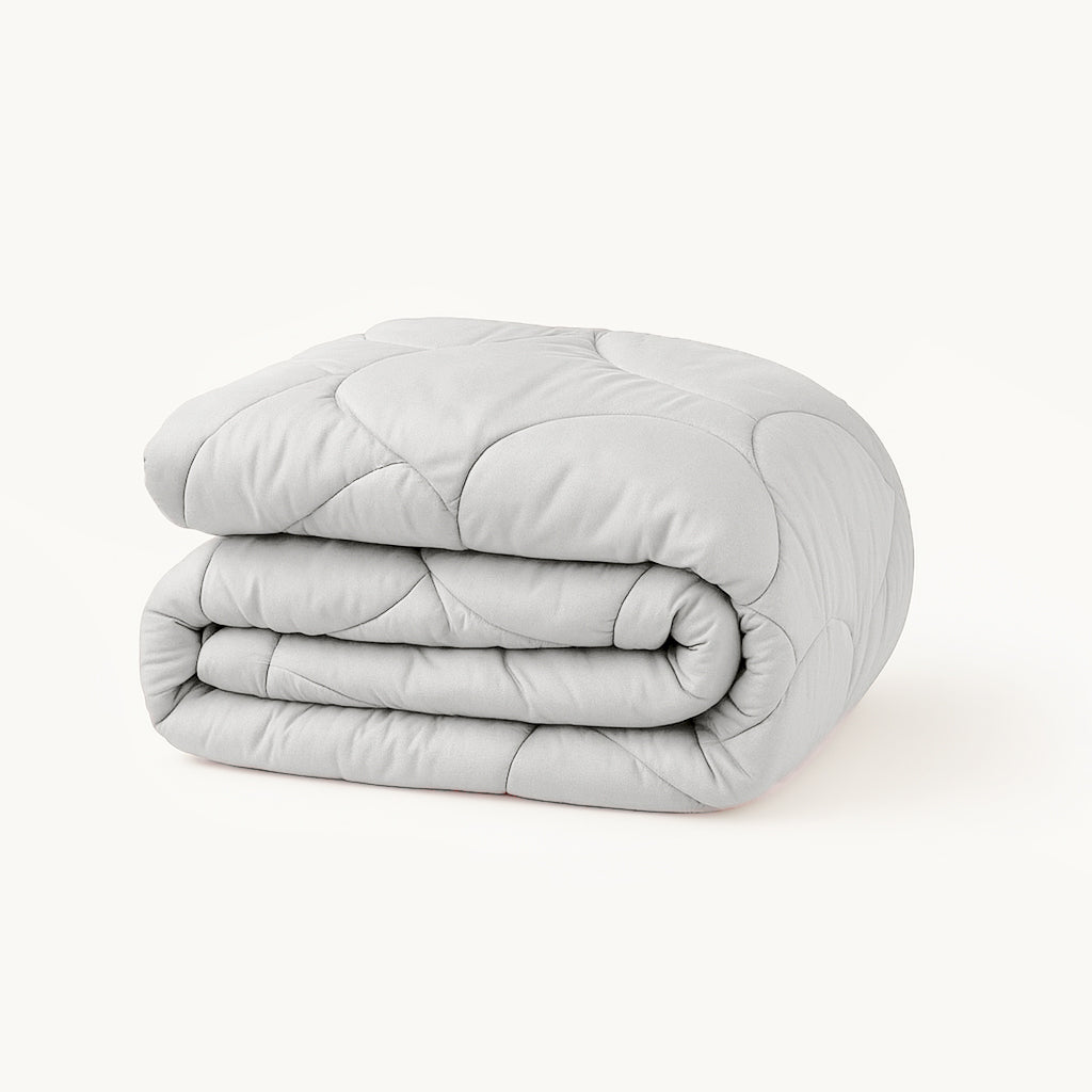 Dekbed Zonder Overtrek Mat Satijn Grey