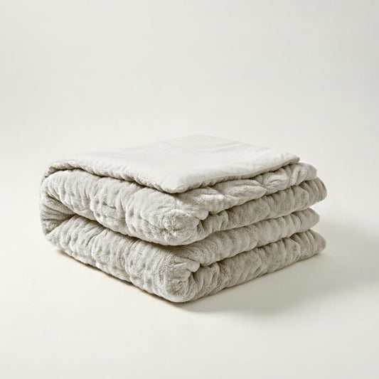 W dekbed zonder overtrek met kussensloop Lazy - taupe W dekbed zonder overtrek met kussensloop Lazy - taupe
