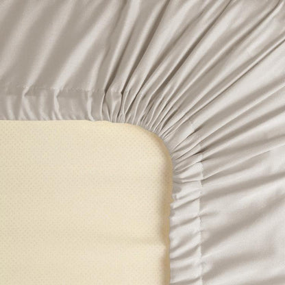 Matras Hoeslaken Katoen Satijn Premium Pearl White