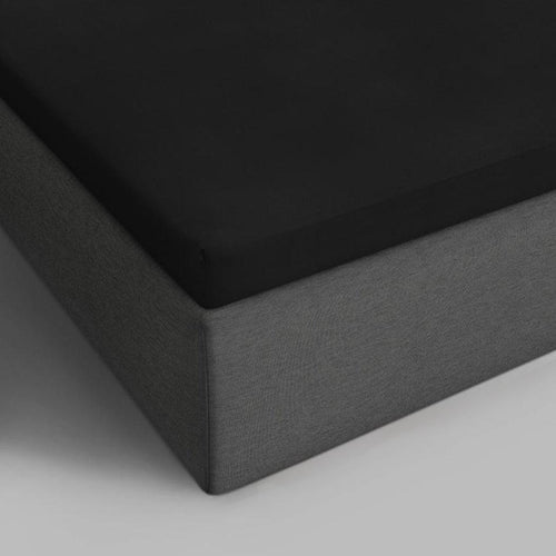 Katoenen Topper Hoeslaken Black - Y-NOT | be different