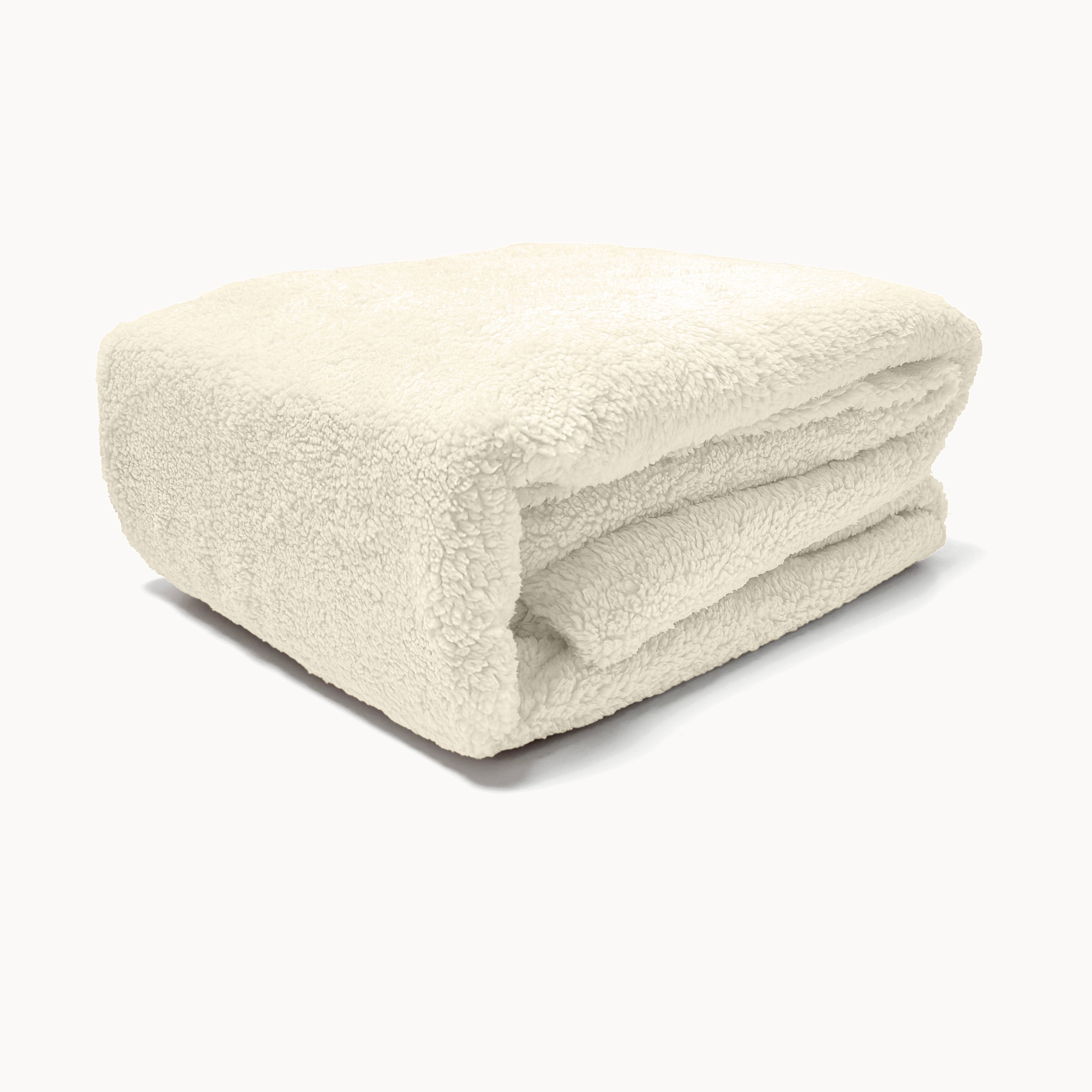 Mattress Fitted Sheet Teddy - Cappuccino White