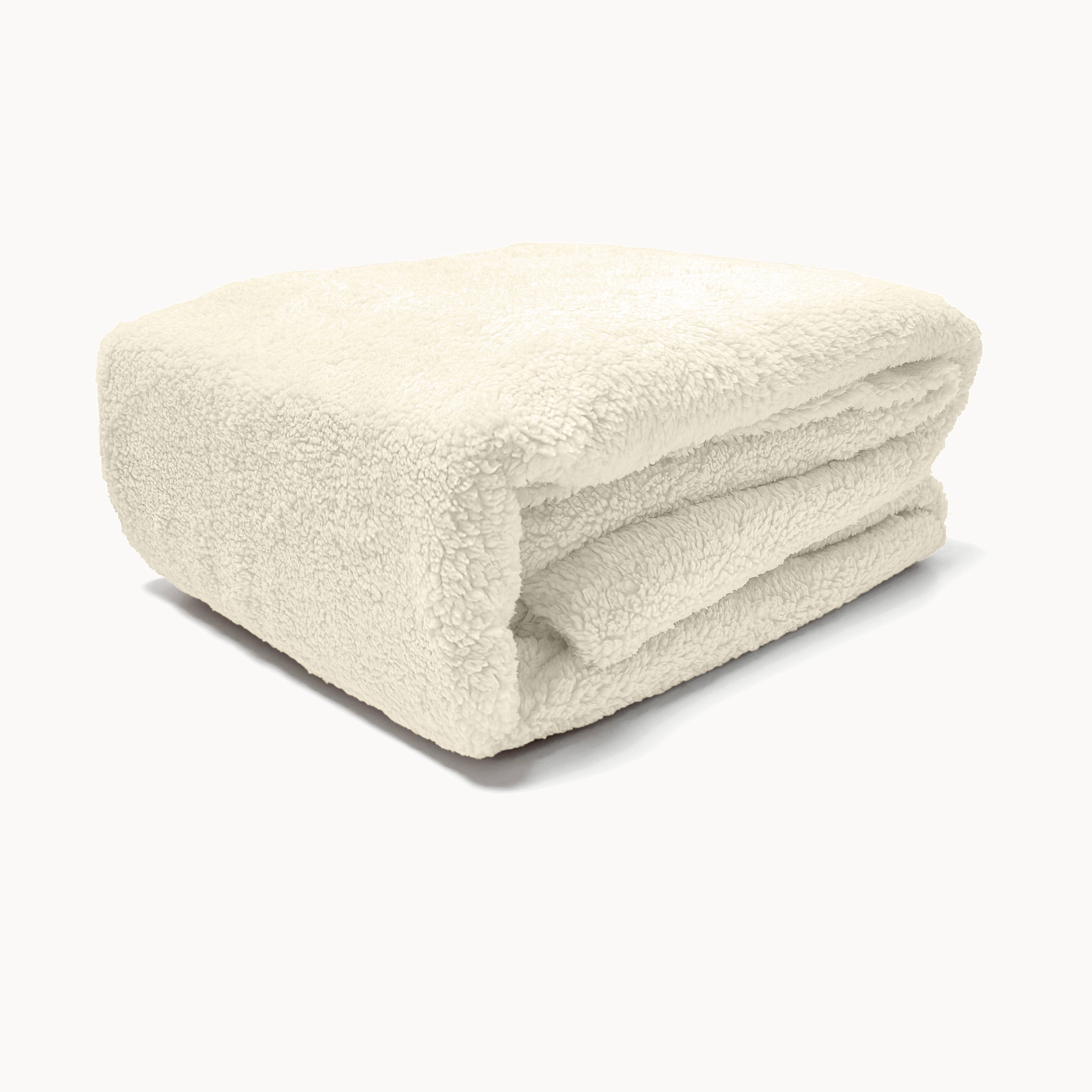 Matras Hoeslaken Teddy - Cappuccino White