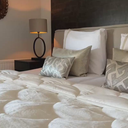 Y-NOT Velvet Zomerdekbed Pearl White