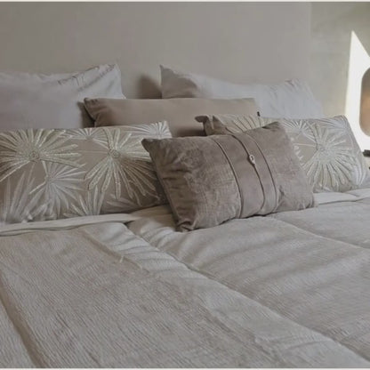 Dekbed Zonder Overtrek Micro Mousseline Taupe