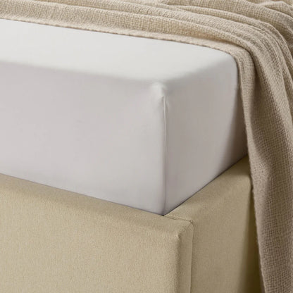 Matras Hoeslaken Premium Dubbel Jersey Katoen Wit