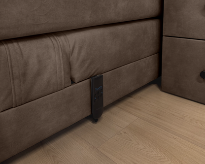 Y-NOT - Elektrische Boxspring - Cleo - Complete set - Nº31 Taupe