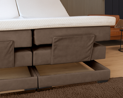 Y-NOT - Elektrische Boxspring - Cleo - Complete set - Nº31 Taupe