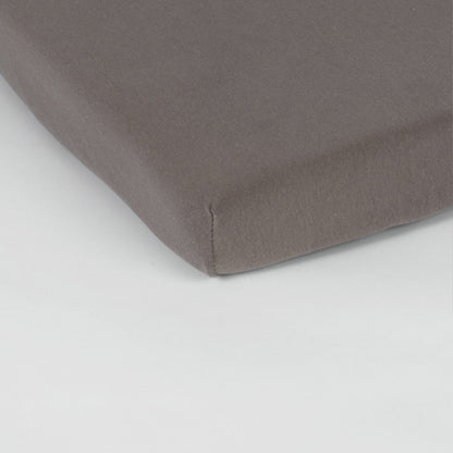 Topper Hoeslaken Katoen Satijn Premium Taupe