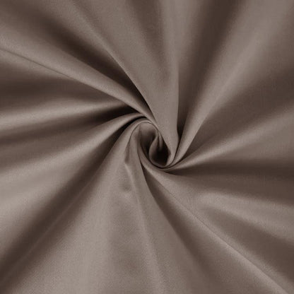 Topper Hoeslaken Katoen Satijn Premium Taupe