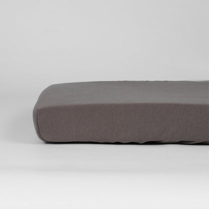Topper Hoeslaken Katoen Satijn Premium Taupe