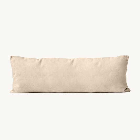 Bodypillow Kussensloop Premium Katoen Zand 40x145cm